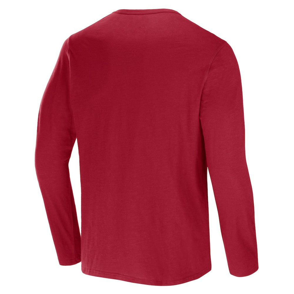 Arizona Cardinals NFL x Darius Rucker Collection Slub Jersey Henley Long Sleeve T-Shirt - Cardinal sale