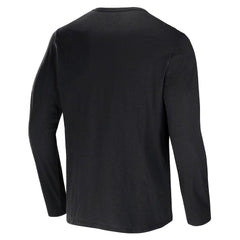 Las Vegas Raiders NFL x Darius Rucker Collection Slub Jersey Henley Long Sleeve T-Shirt - Black discount