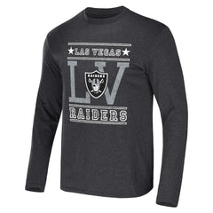 Las Vegas Raiders NFL x Darius Rucker Collection Long Sleeve T-Shirt - Heathered Charcoal online
