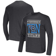 Tennessee Titans NFL x Darius Rucker Collection Long Sleeve T-Shirt - Heathered Charcoal for sale