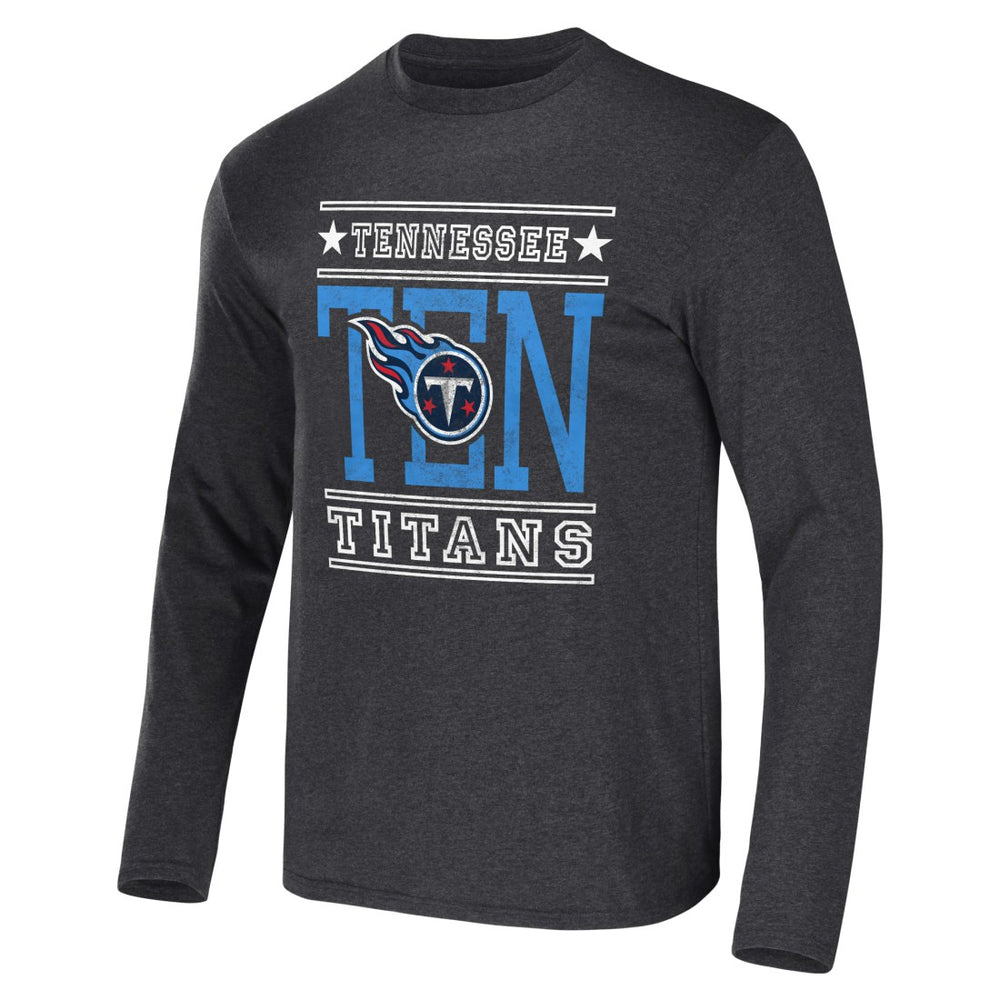 Tennessee Titans NFL x Darius Rucker Collection Long Sleeve T-Shirt - Heathered Charcoal for sale