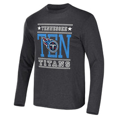 Tennessee Titans NFL x Darius Rucker Collection Long Sleeve T-Shirt - Heathered Charcoal for sale