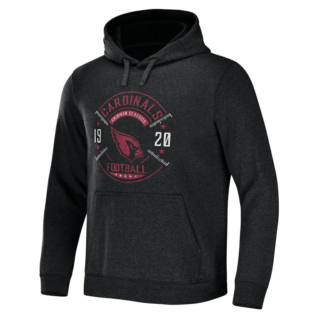 Arizona Cardinals NFL x Darius Rucker Collection Radar Pullover Hoodie - Heather Charcoal outlet