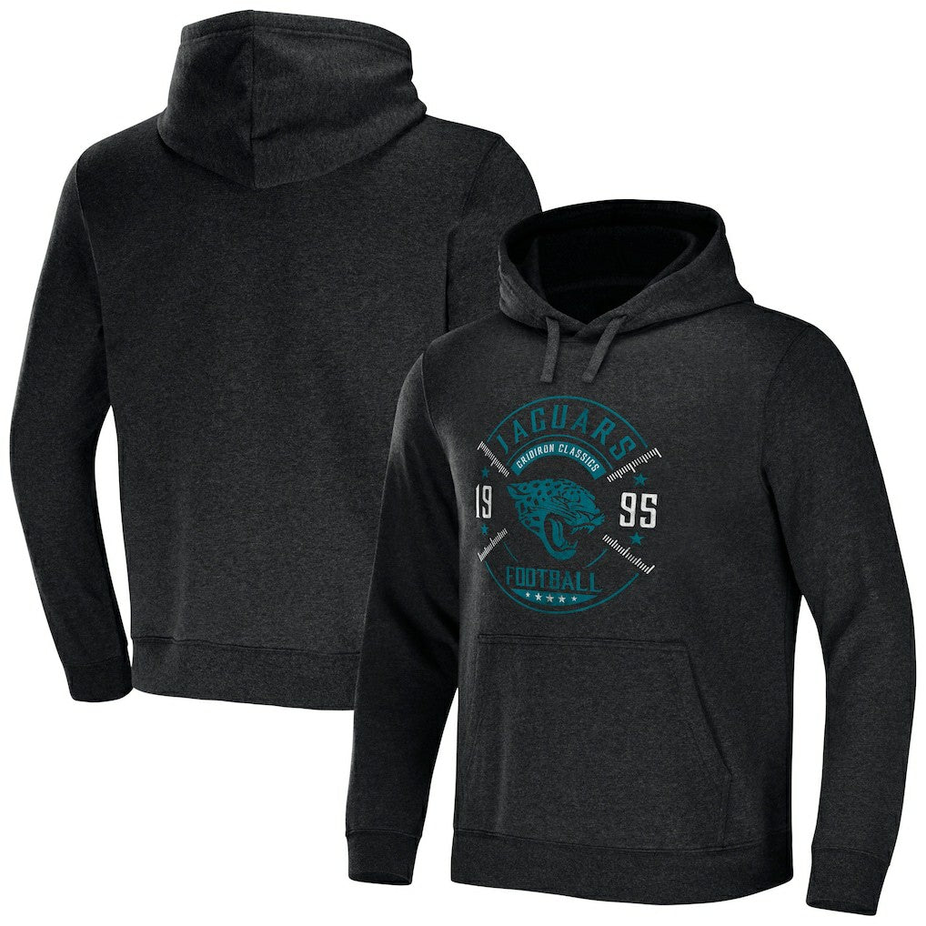 Jacksonville Jaguars NFL x Darius Rucker Collection Radar Pullover Hoodie - Heather Charcoal discount