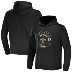 New Orleans Saints NFL x Darius Rucker Collection Radar Pullover Hoodie - Heather Charcoal online