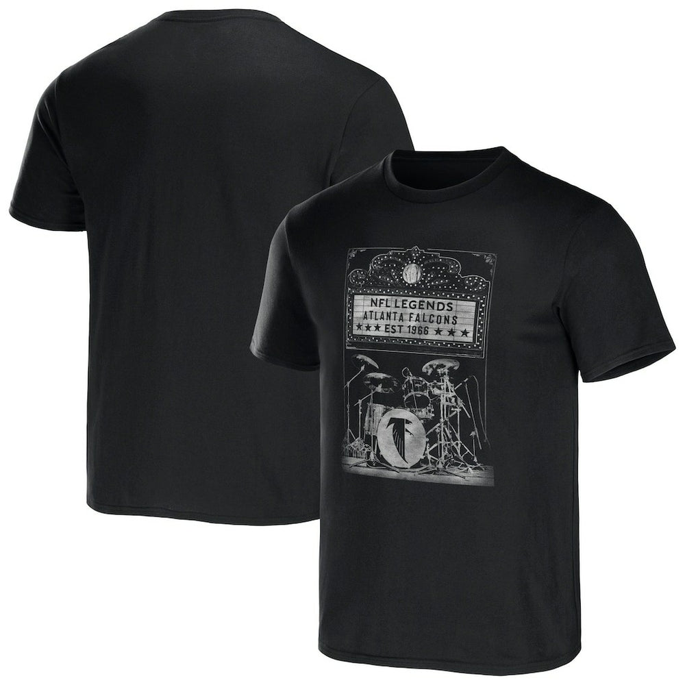 Atlanta Falcons NFL x Darius Rucker Collection Band T-Shirt - Black on sale