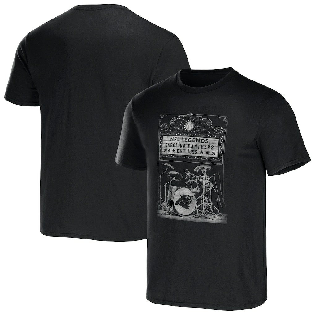 Carolina Panthers NFL x Darius Rucker Collection Band T-Shirt - Black cheap