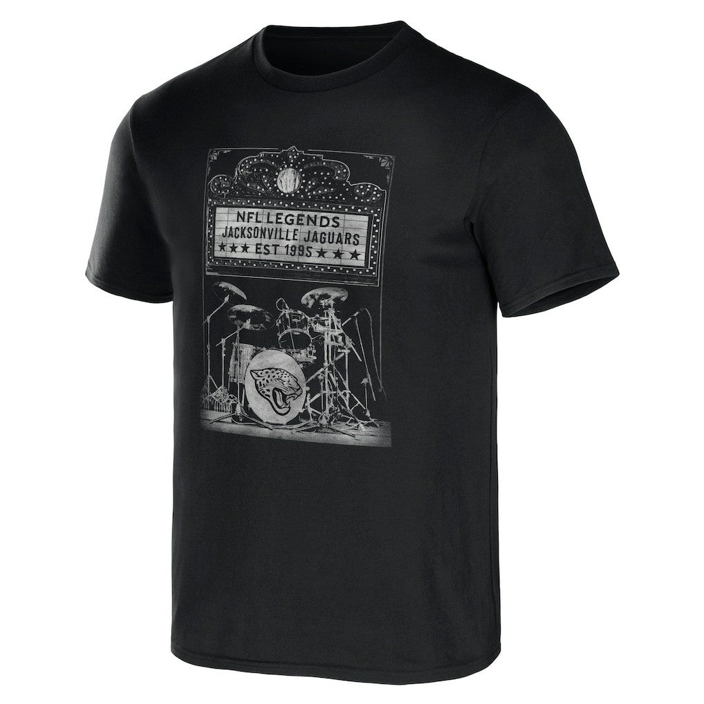 Jacksonville Jaguars NFL x Darius Rucker Collection Band T-Shirt - Black on sale