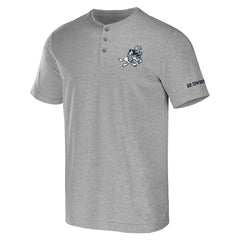Dallas Cowboys NFL x Darius Rucker Collection Henley T-Shirt - Heather Gray for sale