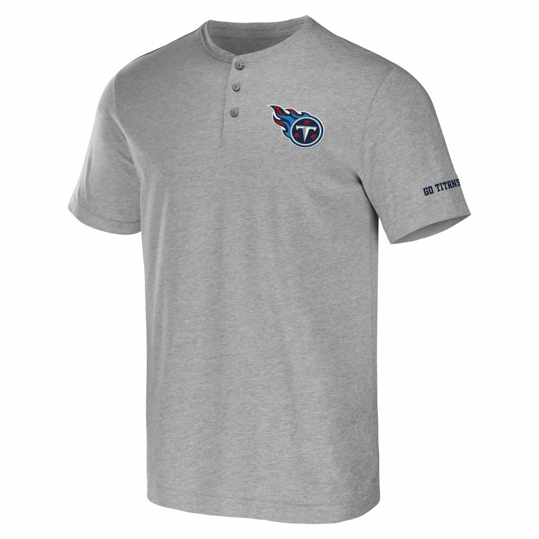 Tennessee Titans NFL x Darius Rucker Collection Henley T-Shirt - Heather Gray online