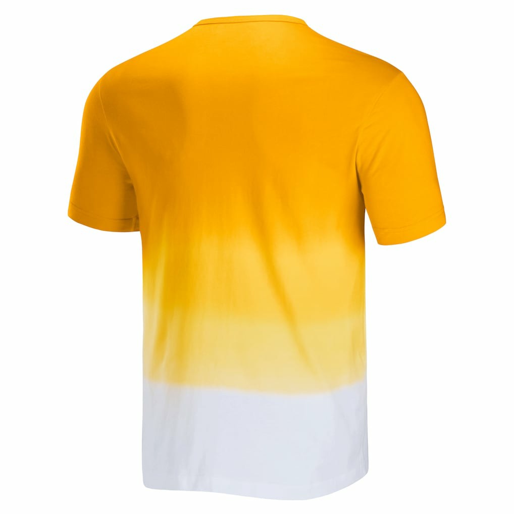 Los Angeles Rams NFL x Darius Rucker Collection Dip Dye Pocket T-Shirt - Gold/White cheap