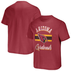 Arizona Cardinals NFL x Darius Rucker Collection Stripe T-Shirt - Cardinal discount