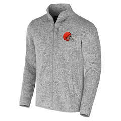 Cleveland Browns NFL x Darius Rucker Collection Fleece Full-Zip Jacket - Heather Gray sale
