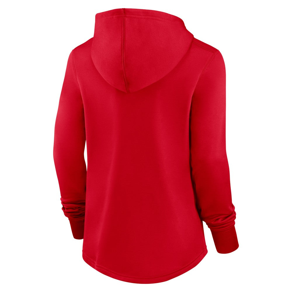 Miami Marlins Women's City Connect Pregame Performance Pullover Hoodie - Red | Nike