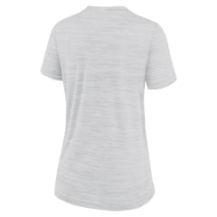 San Francisco Giants Women's City Connect Velocity Practice Performance V-Neck T-Shirt - White | Nike