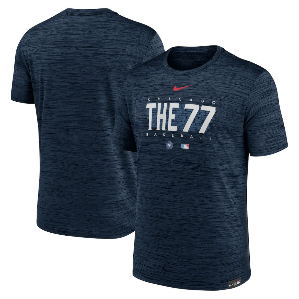 Chicago Cubs City Connect Velocity Practice Performance T-Shirt - Navy | Nike