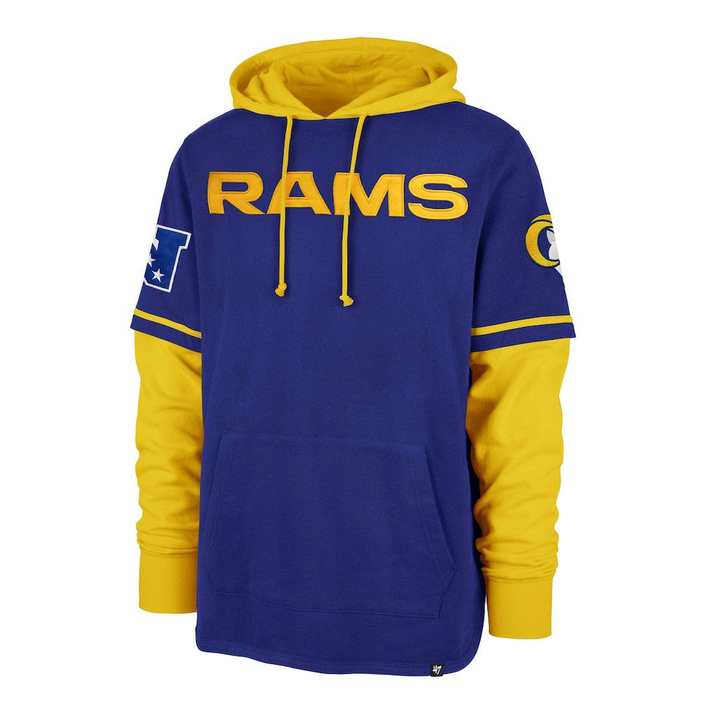 Los Angeles Rams '47 Shortstop Pullover Hoodie - Royal cheap
