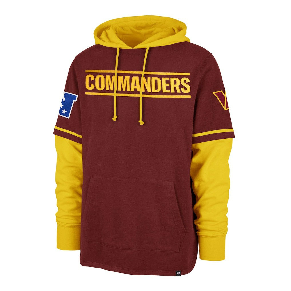 Washington Commanders '47 Shortstop Pullover Hoodie - Burgundy online