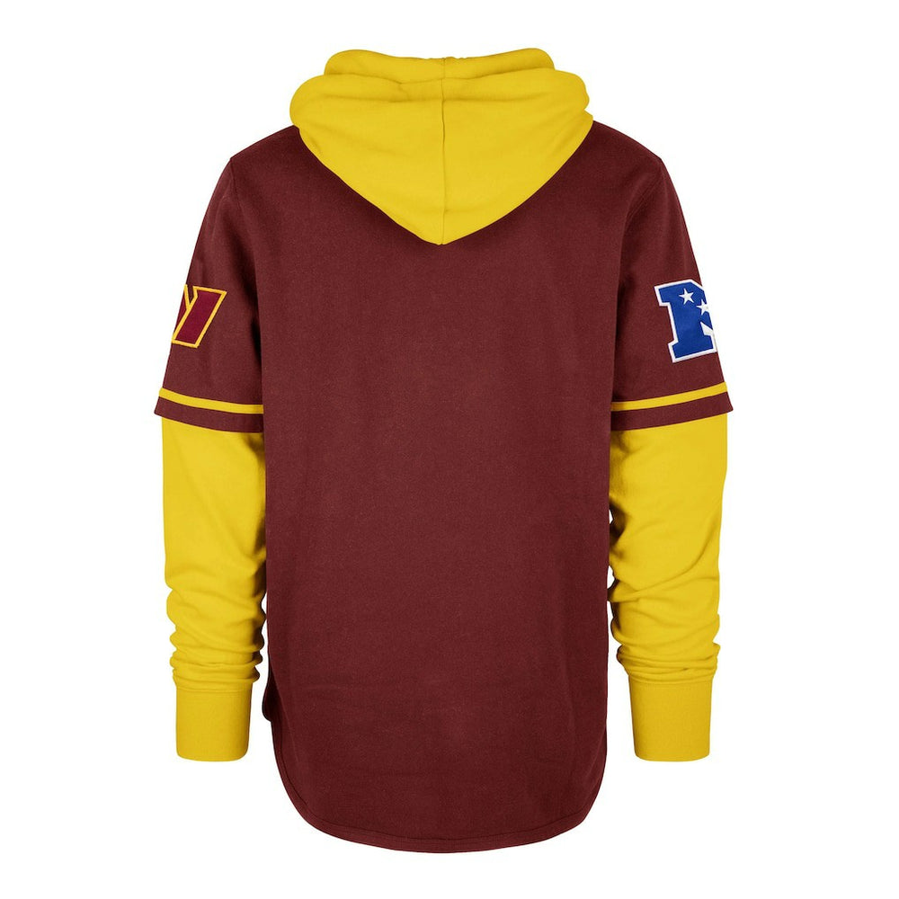 Washington Commanders '47 Shortstop Pullover Hoodie - Burgundy online