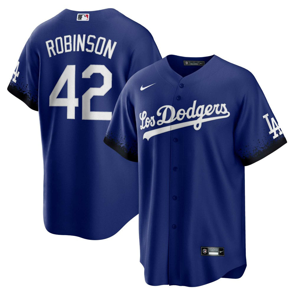 Jackie Robinson Los Angeles Dodgers City Connect Replica Player Jersey - Royal | Nike