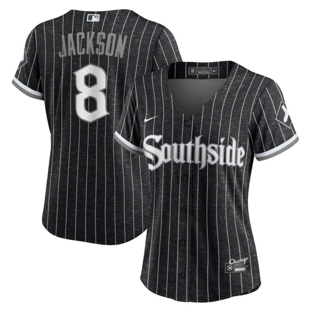 Bo Jackson Chicago White Sox Women's City Connect Replica Player Jersey - Black | Nike