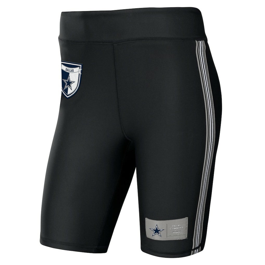 Dallas Cowboys WEAR by Erin Andrews Women's Biker Shorts - Black cheap