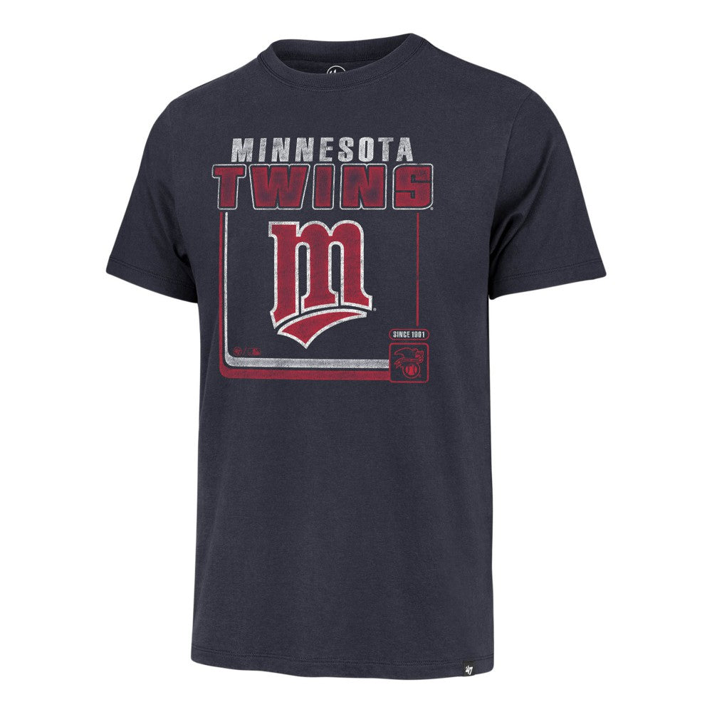Minnesota Twins Cooperstown Collection Borderline Franklin T-Shirt - Navy | 47 brand