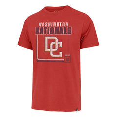 Washington Nationals Cooperstown Collection Borderline Franklin T-Shirt - Red | 47 brand