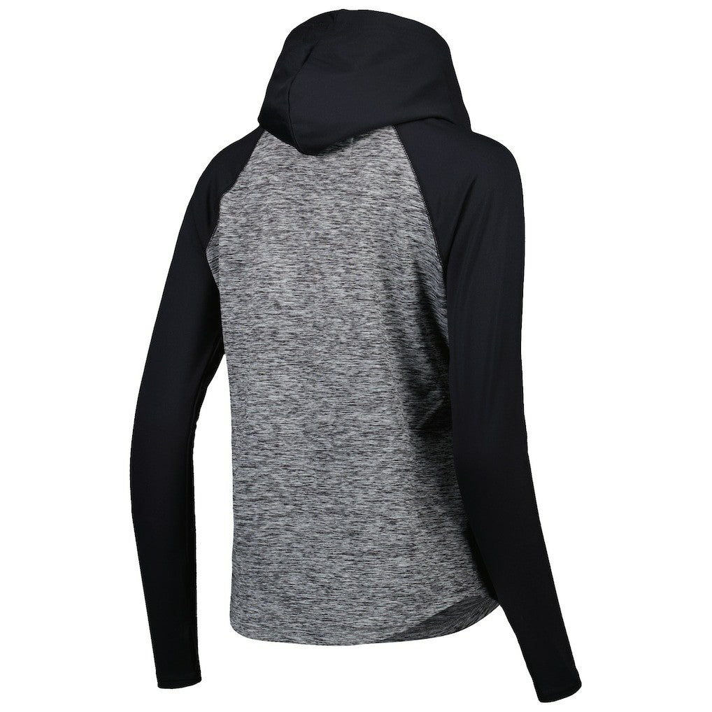 Washington Commanders G-III 4Her by Carl Banks Women's Championship Ring Raglan Pullover Hoodie - Heathered Gray/Black on sale