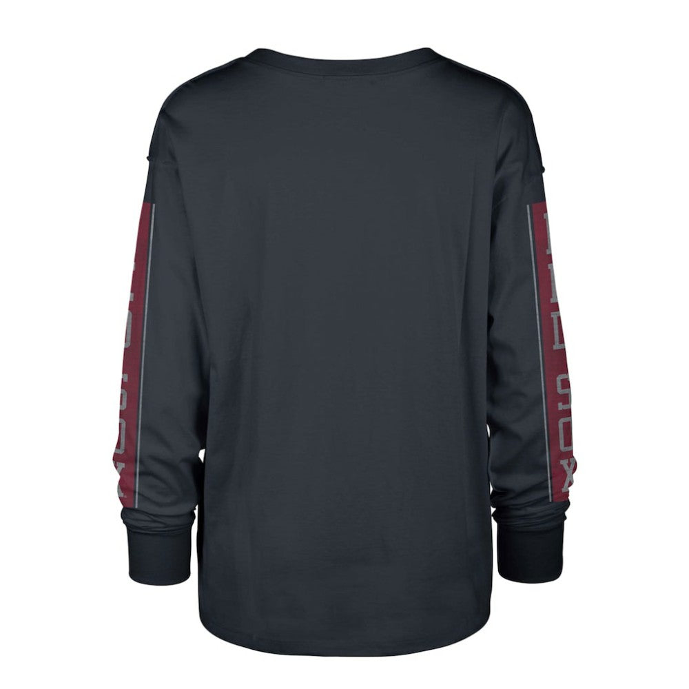 Boston Red Sox Women's Statement Long Sleeve T-Shirt - Navy | 47 brand