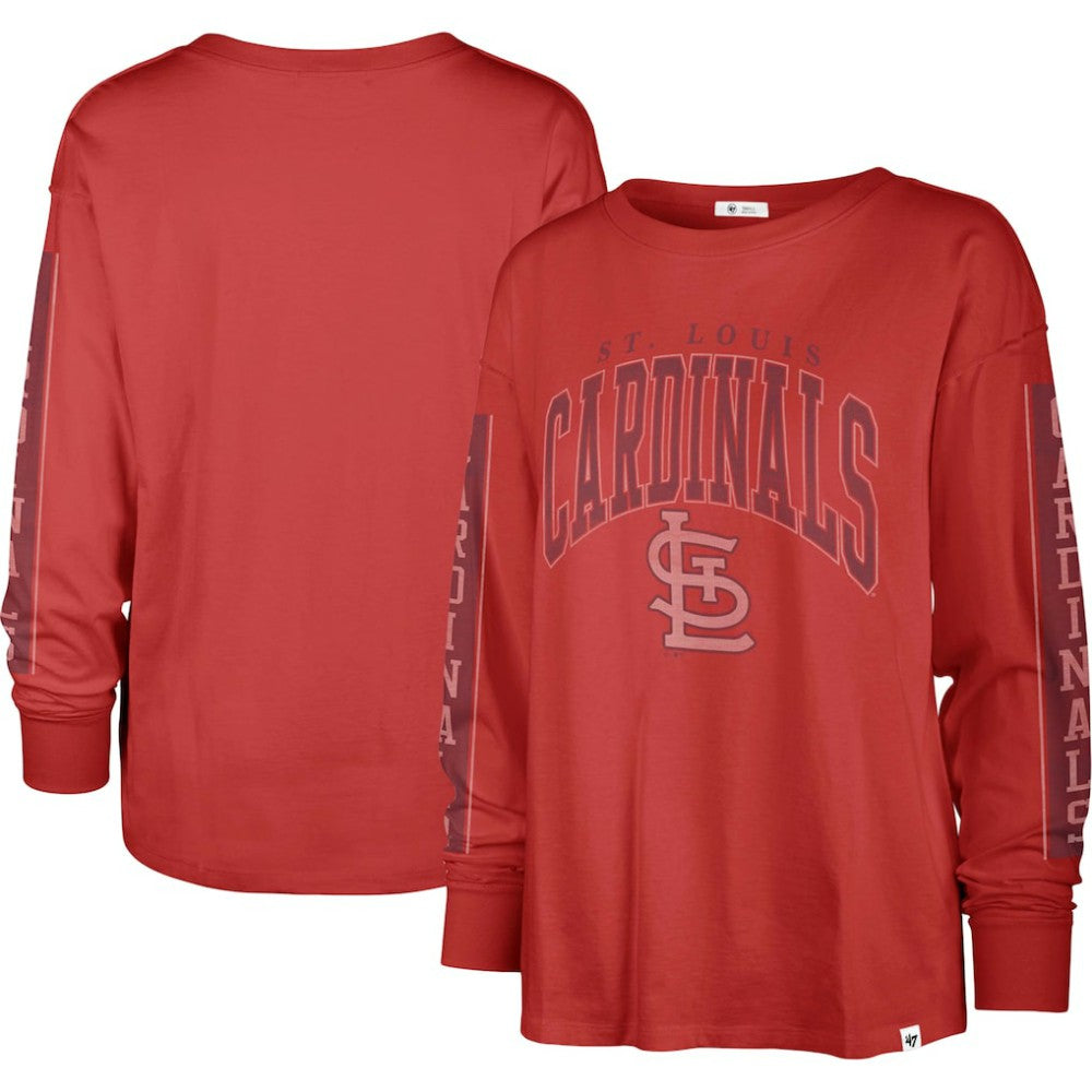 St. Louis Cardinals Women's Statement Long Sleeve T-Shirt - Red | 47 brand