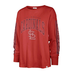 St. Louis Cardinals Women's Statement Long Sleeve T-Shirt - Red | 47 brand