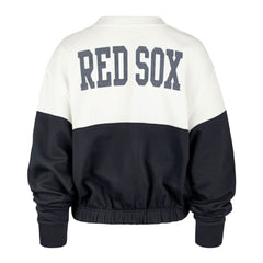 Boston Red Sox Women's Take Two Bonita Pullover Sweatshirt - White/Navy | 47 brand
