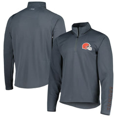 Cleveland Browns MSX by Michael Strahan Half-Zip Pullover - Charcoal outlet