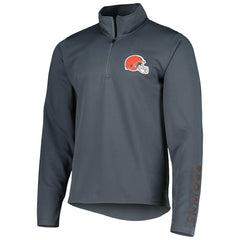 Cleveland Browns MSX by Michael Strahan Half-Zip Pullover - Charcoal outlet