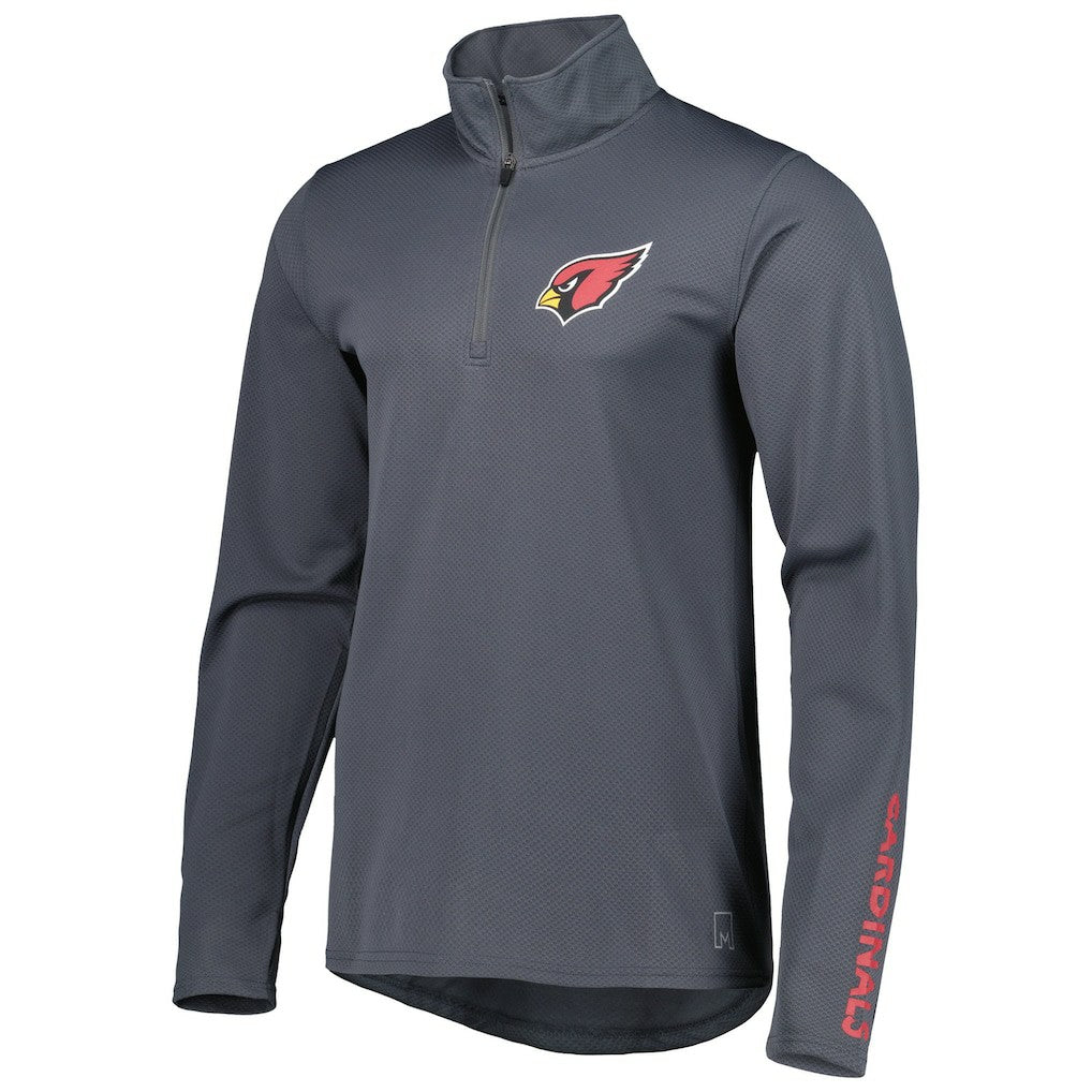 Arizona Cardinals MSX by Michael Strahan Half-Zip Pullover - Charcoal outlet