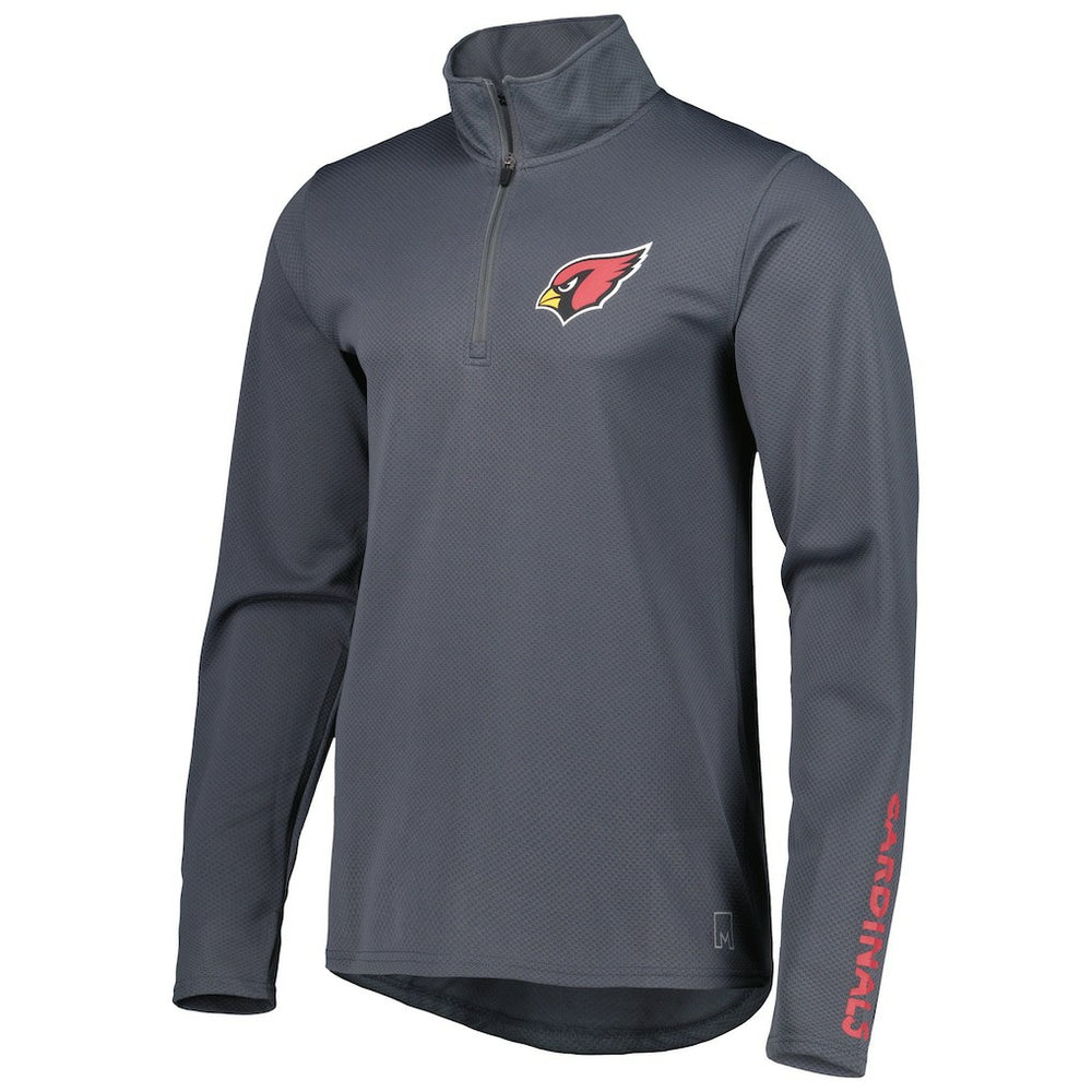 Arizona Cardinals MSX by Michael Strahan Half-Zip Pullover - Charcoal outlet