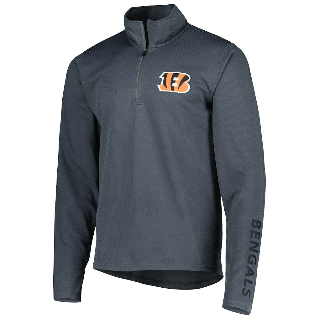 Cincinnati Bengals MSX by Michael Strahan Half-Zip Pullover - Charcoal online