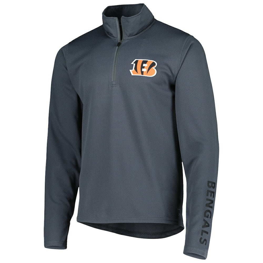 Cincinnati Bengals MSX by Michael Strahan Half-Zip Pullover - Charcoal online