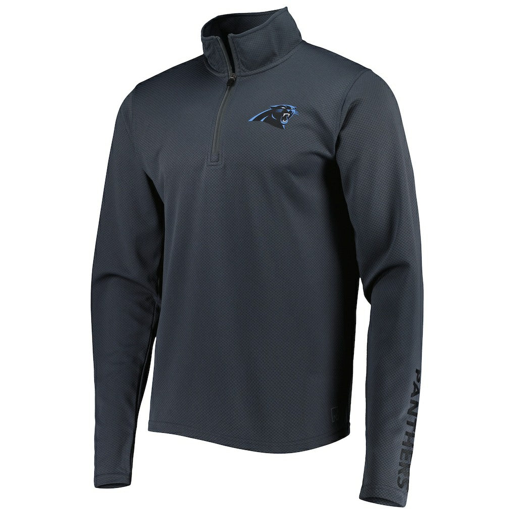 Carolina Panthers MSX by Michael Strahan Half-Zip Pullover - Charcoal for sale