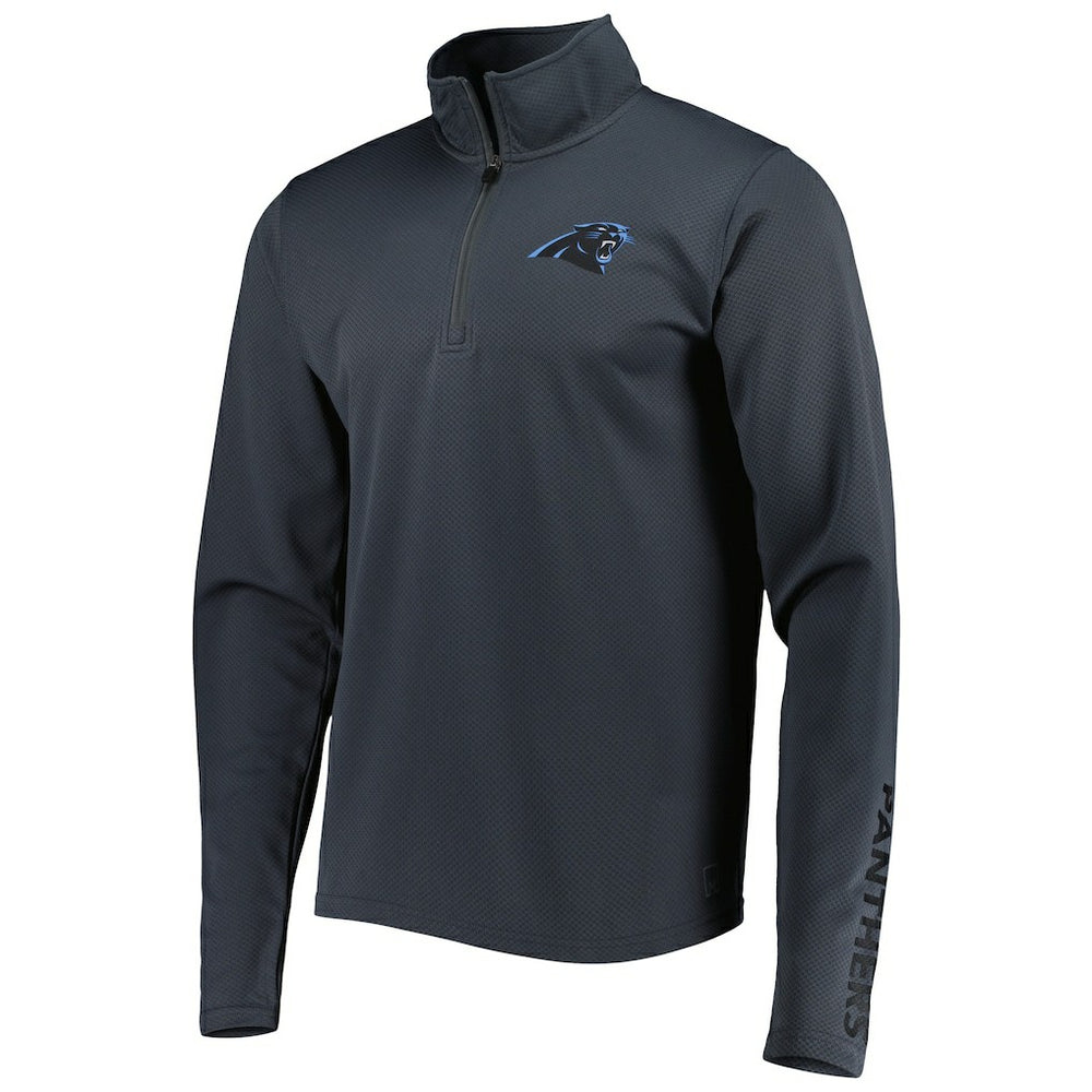 Carolina Panthers MSX by Michael Strahan Half-Zip Pullover - Charcoal for sale