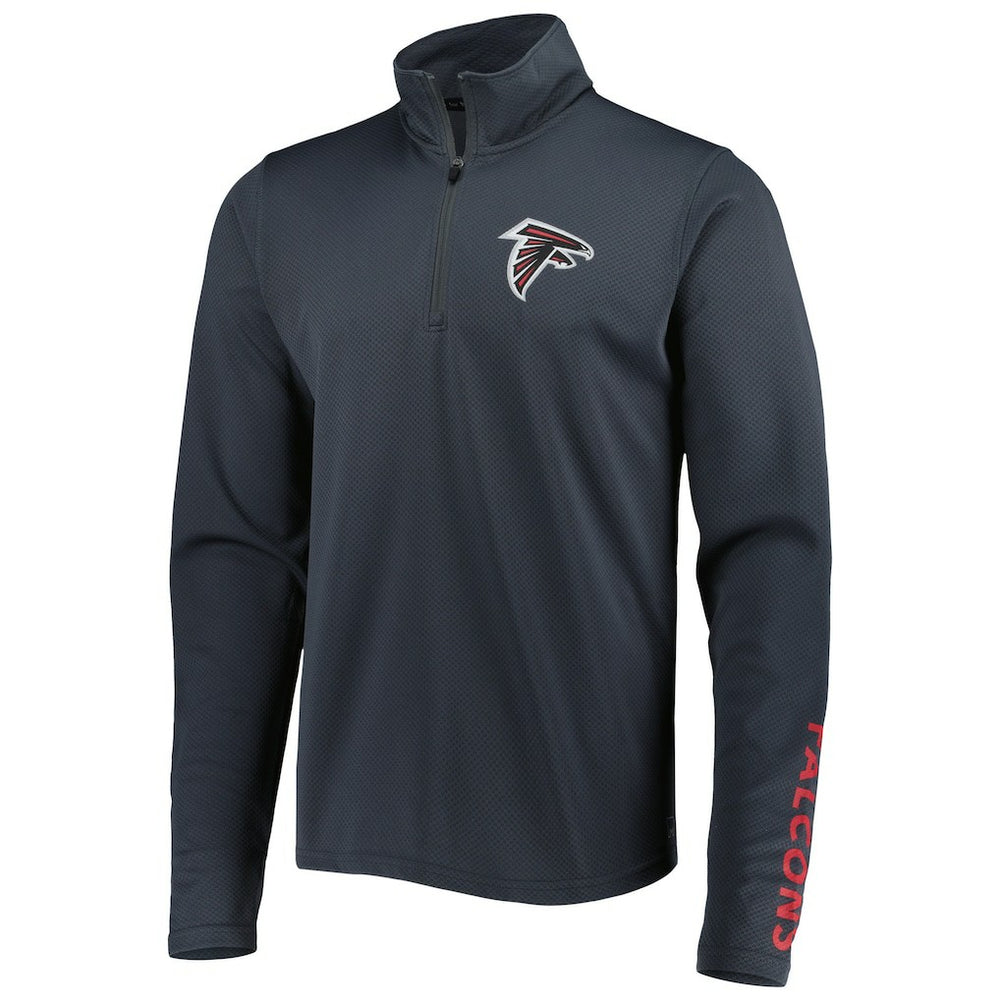 Atlanta Falcons MSX by Michael Strahan Half-Zip Pullover - Charcoal sale