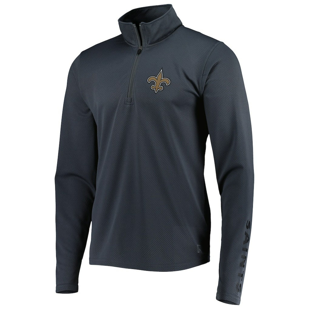 New Orleans Saints MSX by Michael Strahan Half-Zip Pullover - Charcoal outlet