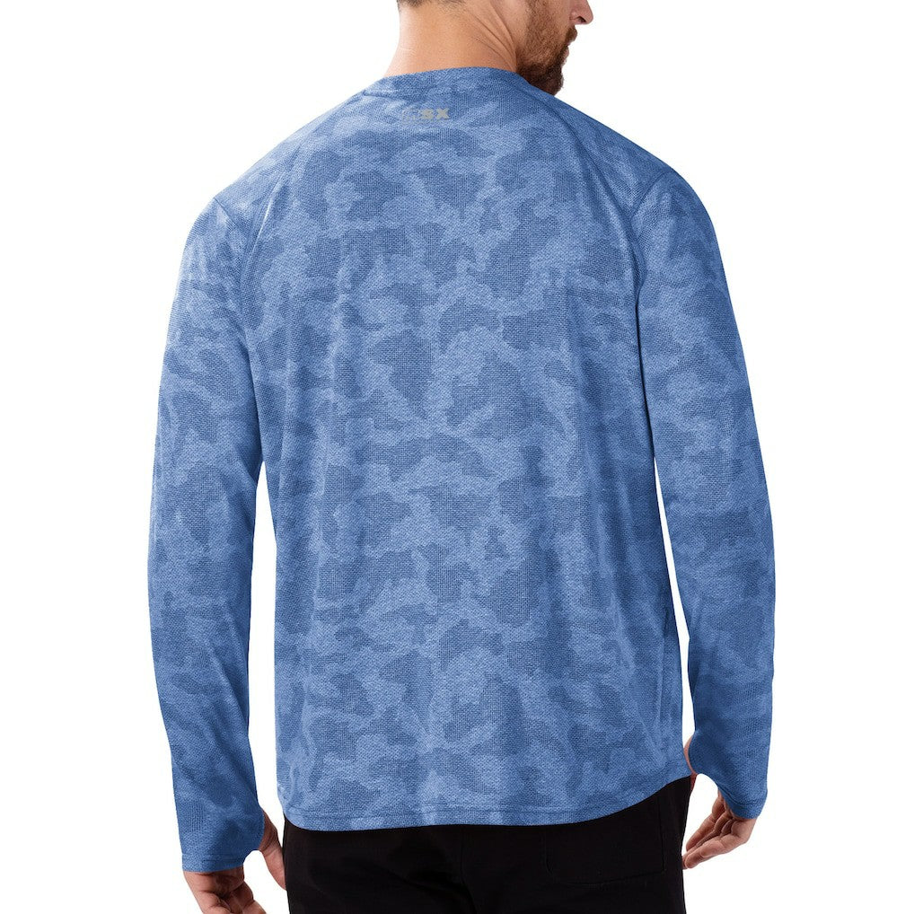 New York Giants MSX by Michael Strahan Performance Camo Long Sleeve T-Shirt - Royal sale