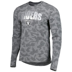 Las Vegas Raiders MSX by Michael Strahan Performance Camo Long Sleeve T-Shirt - Black cheap