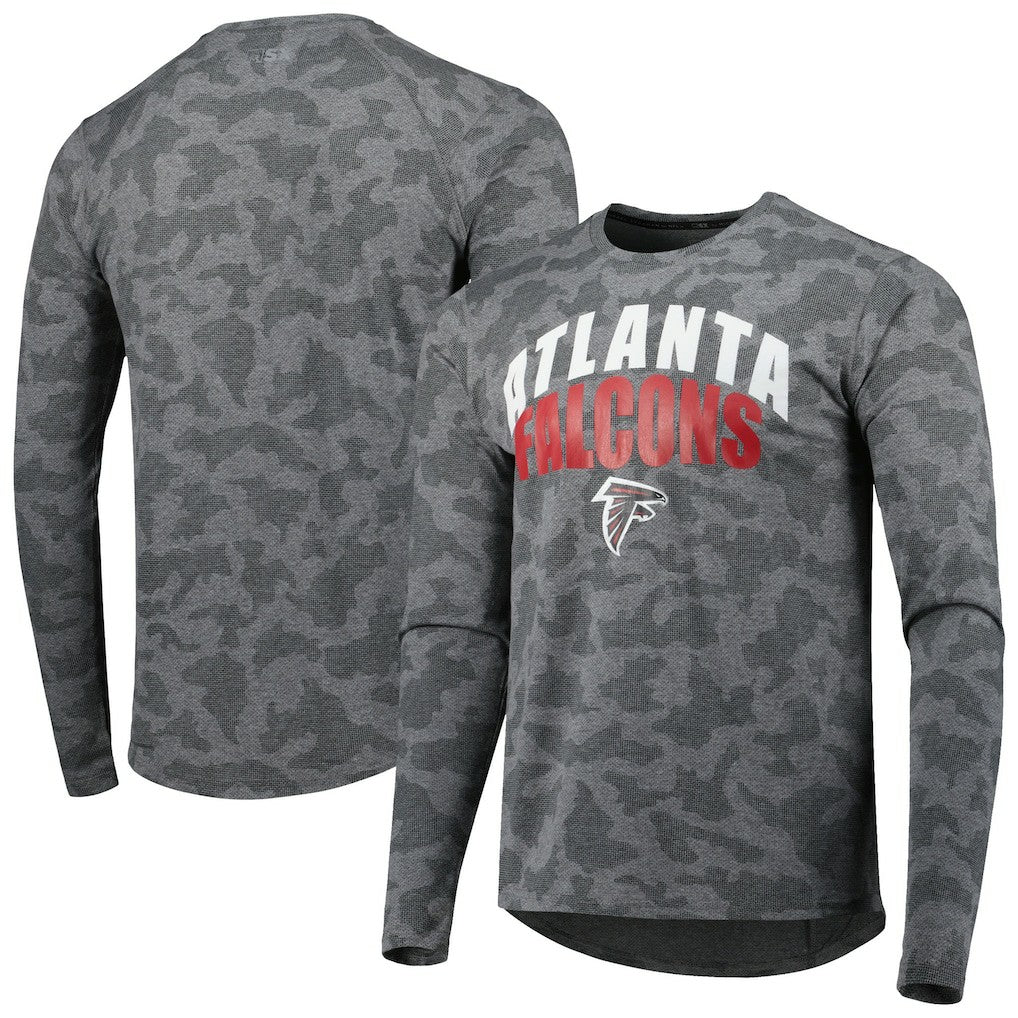Atlanta Falcons MSX by Michael Strahan Performance Camo Long Sleeve T-Shirt - Gray outlet