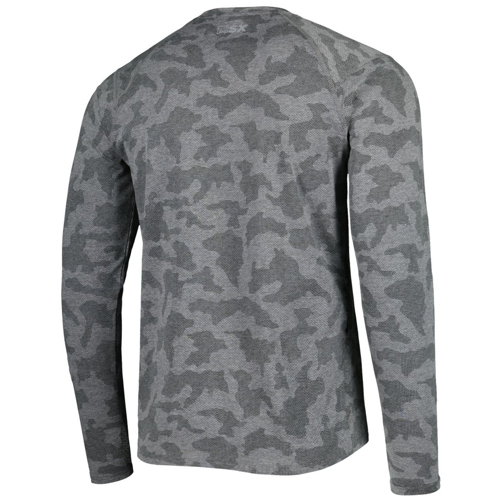 Detroit Lions MSX by Michael Strahan Performance Camo Long Sleeve T-Shirt - Black on sale