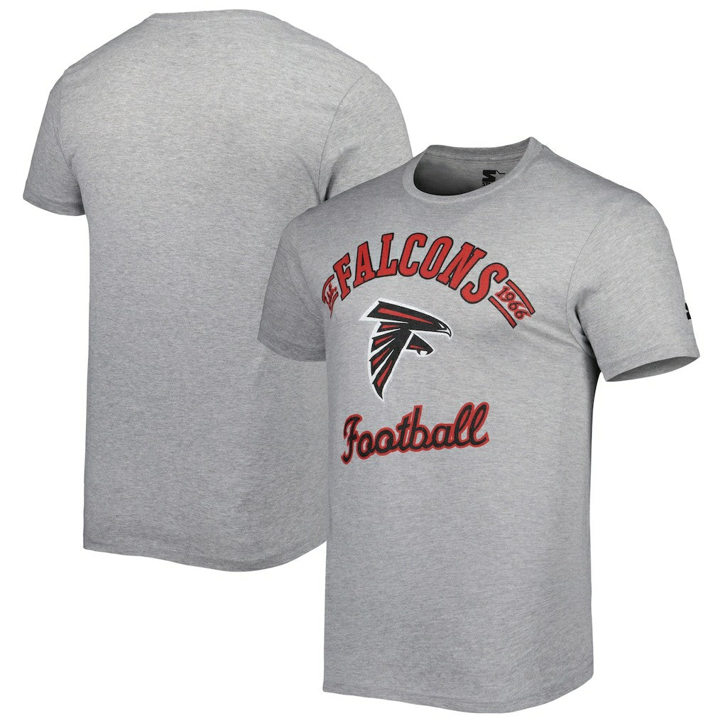 Atlanta Falcons Starter Prime Time T-Shirt - Heathered Gray outlet