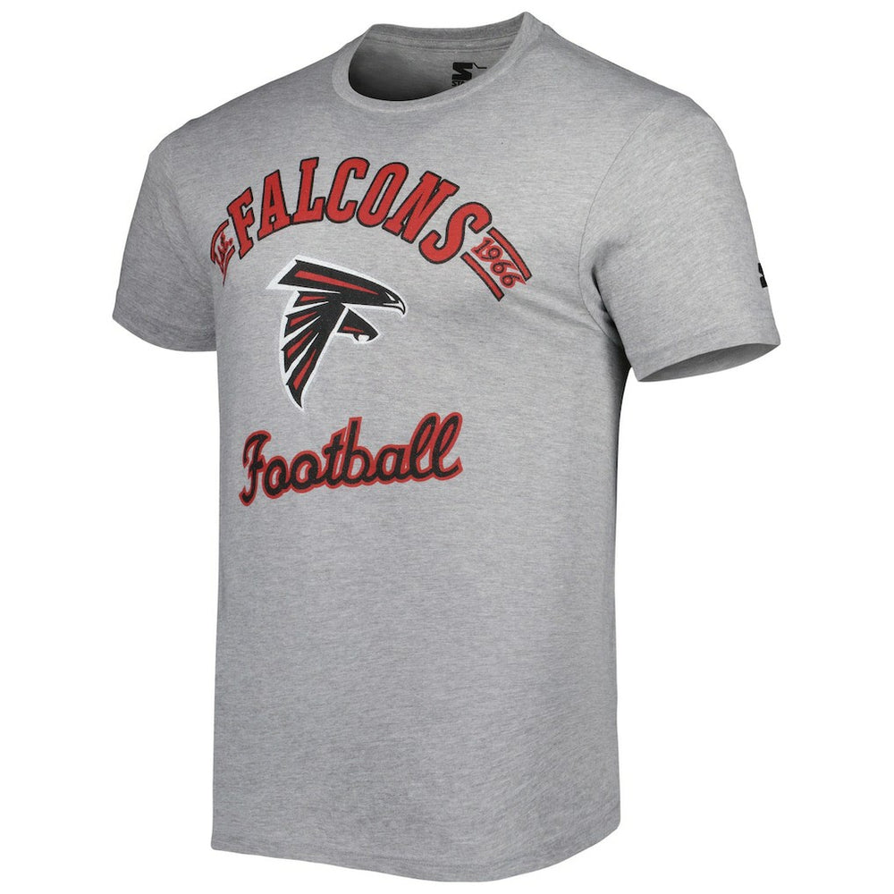 Atlanta Falcons Starter Prime Time T-Shirt - Heathered Gray outlet