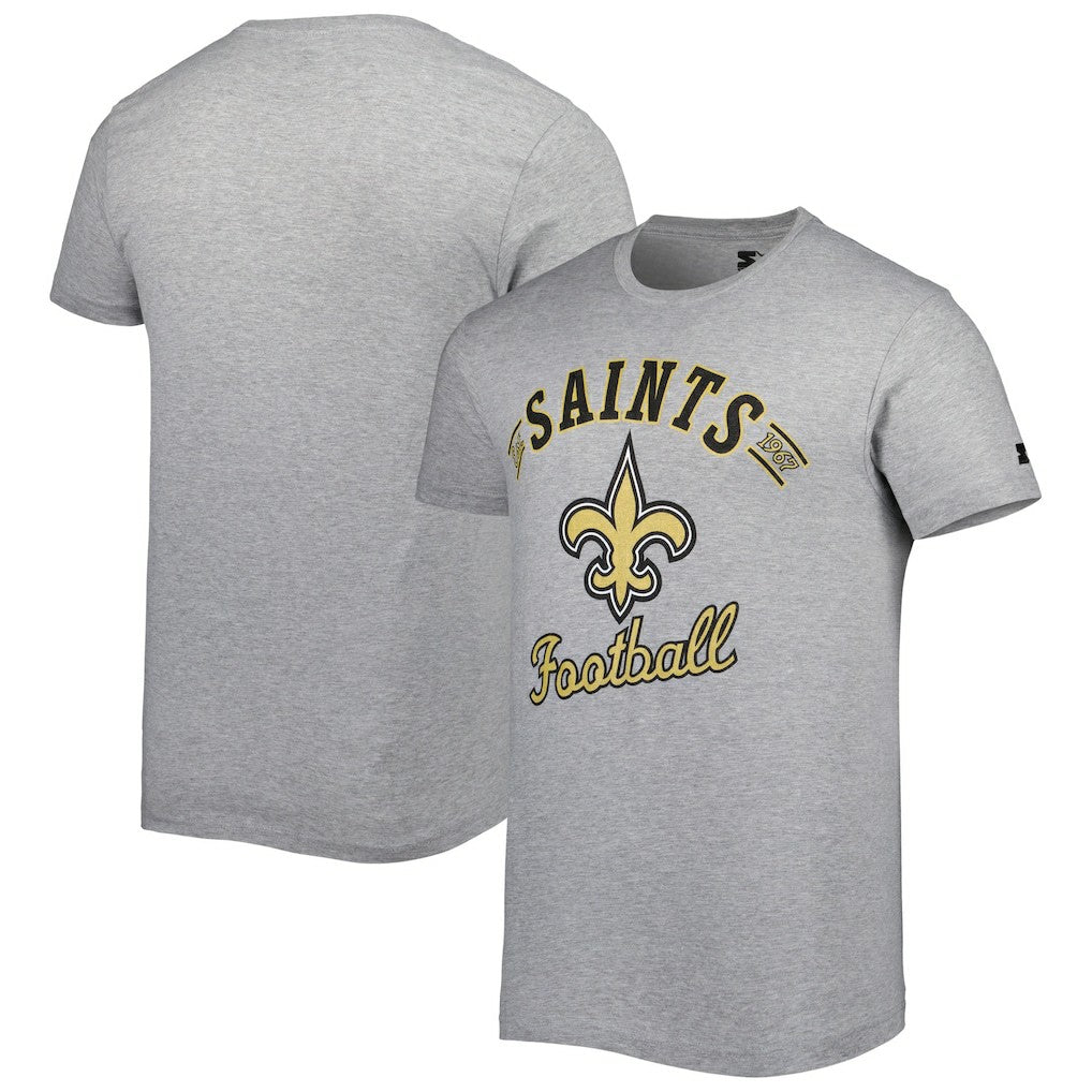 New Orleans Saints Starter Prime Time T-Shirt - Heathered Gray for sale